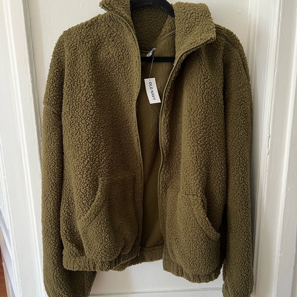 Oversized full zip sherpa - Picture 1 of 5